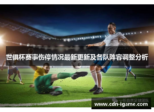 世俱杯赛事伤停情况最新更新及各队阵容调整分析